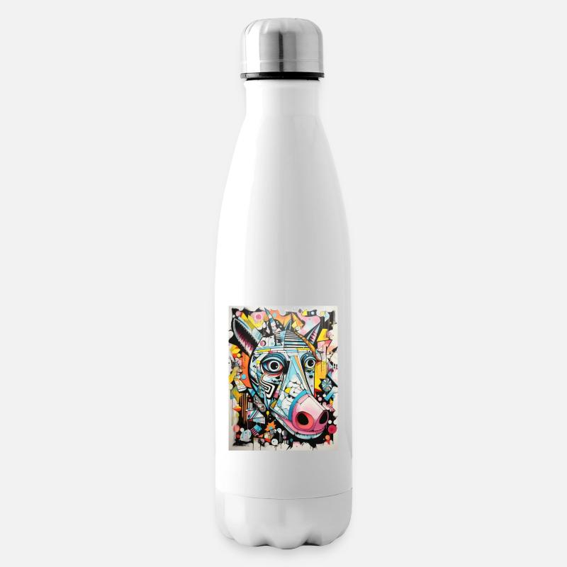 Tapir geometry abstract - Insulated Water Bottle - white