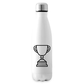 trophée - Bouteille isotherme - blanc - Droite