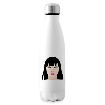 Cadeau de poupée manga - Bouteille isotherme - blanc - Droite