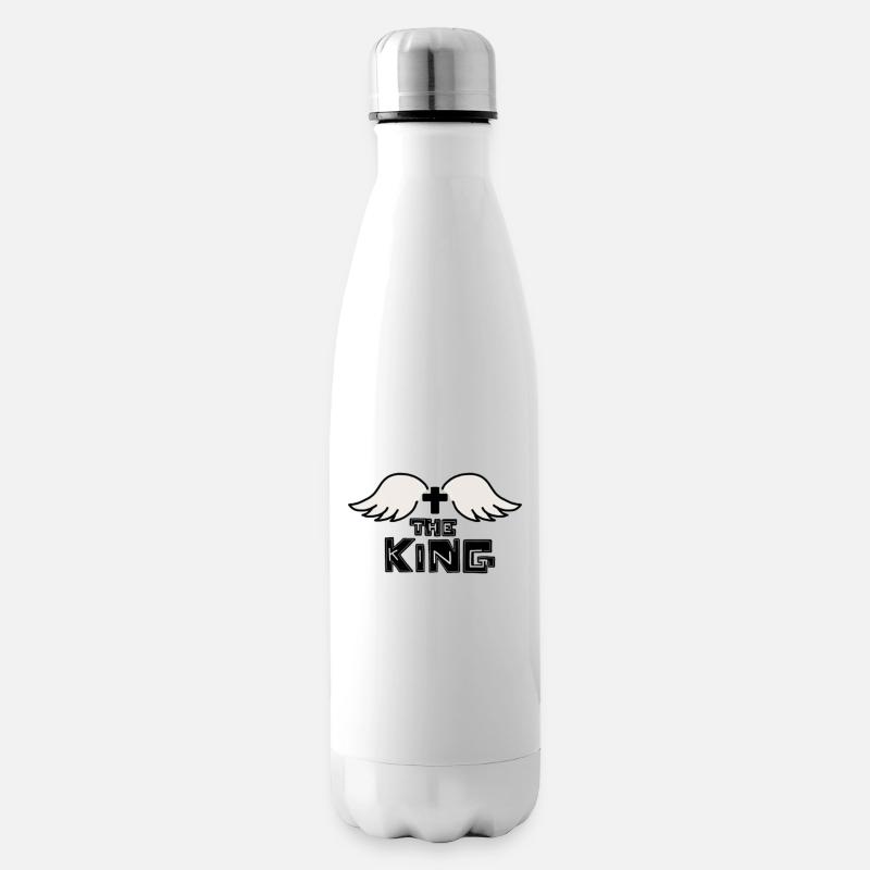 Flügel des Königshauses - Isolierflasche - Weiß