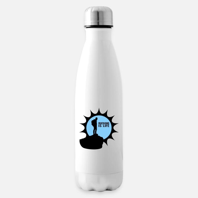Rucking - Bouteille isotherme - blanc