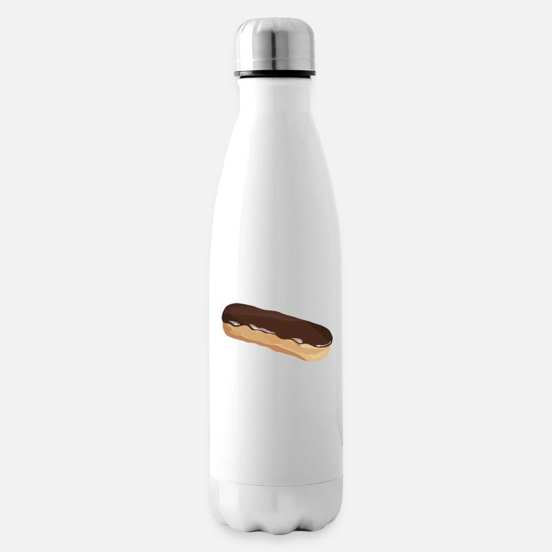 eclair_chocolat - Insulated Water Bottle - white