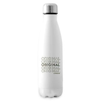 Original Junglist DNB Drum n Bass Darkside Remix - Insulated Water Bottle - white - Right