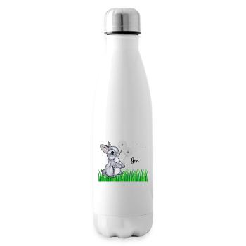 Rabbit Name Gift Jan - Insulated Water Bottle - white - Right