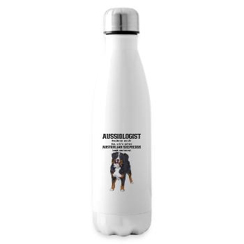Chien de berger australien - Bouteille isotherme - blanc - Droite