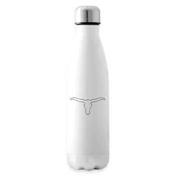 longhorns line - Insulated Water Bottle - white - Right