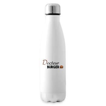 Docteur Burger - Bouteille isotherme - blanc - Droite