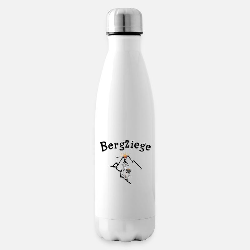 Bergziege Klettern Wandern - Isolierflasche - Weiß
