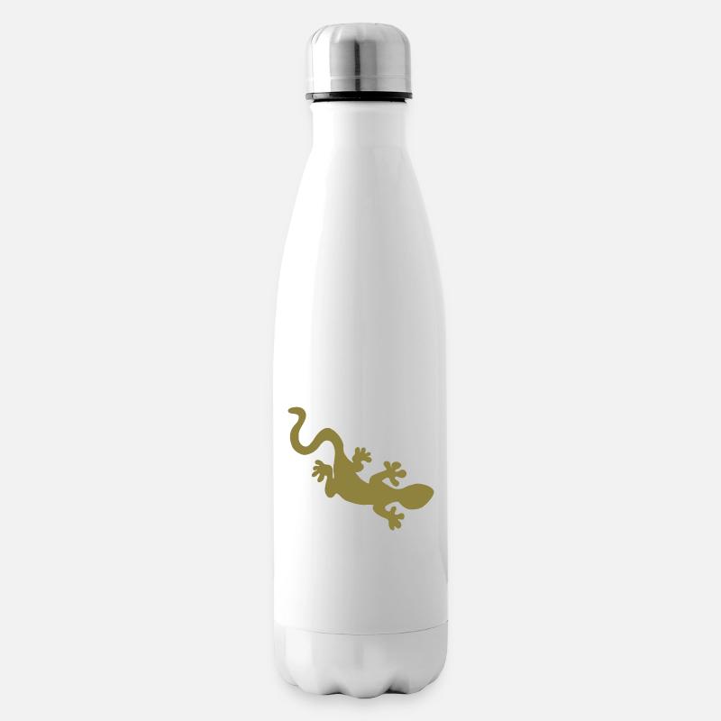 Gecko - Isolierflasche - Weiß