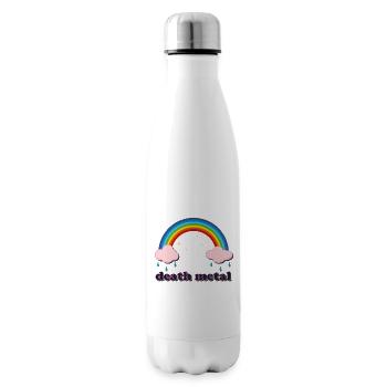 Arc-en-ciel de Death Metal - Bouteille isotherme - blanc - Droite