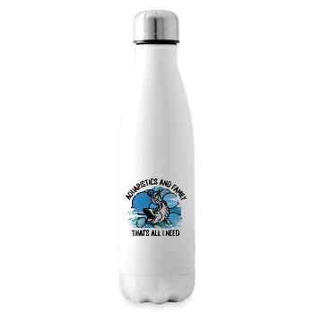 Aquarium Aquarianer Fische Zierfische Aquaristik - Isolierflasche - Weiß - Rechts
