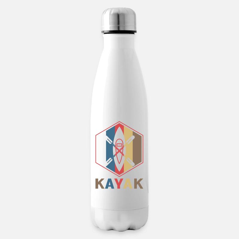 Kayak kayaking rafting - Bouteille isotherme - blanc