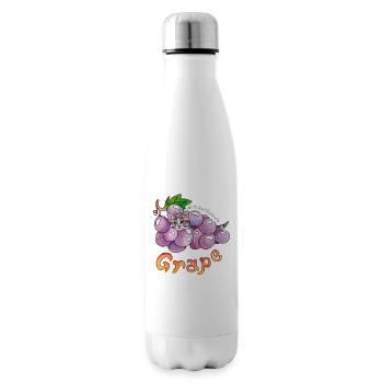 Grape - Insulated Water Bottle - white - Right