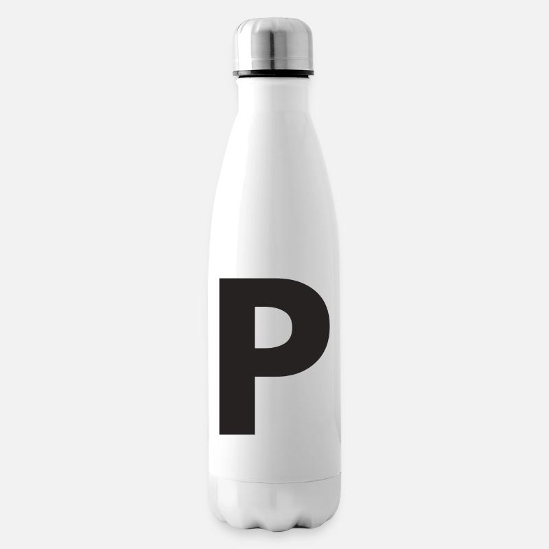 P - Insulated Water Bottle - white