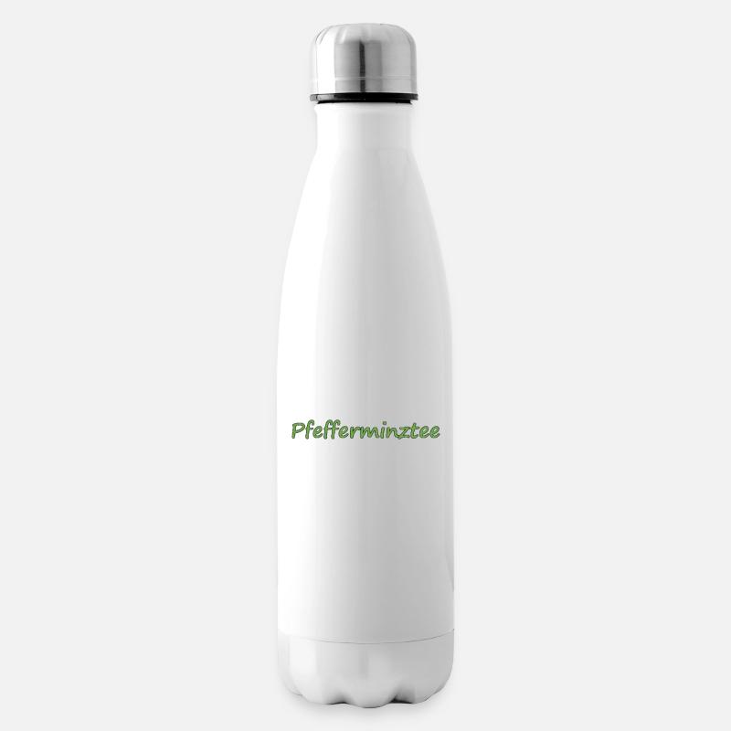 Pfefferminztee - Isolierflasche - Weiß