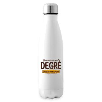 Édition Non Limitée Humour Second Degré - Bouteille isotherme - blanc - Droite