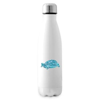 schildkröte, kröte, tiere, natur - Isolierflasche - Weiß - Rechts