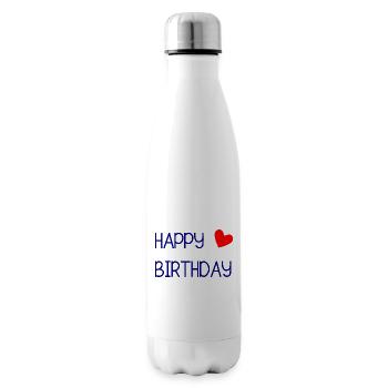 ALLES GUTE ZUM GEBURTSTAG!. ALLES GUTE ZUM GEBURTSTAG!. JAHRESTAG. - Isolierflasche - Weiß - Rechts