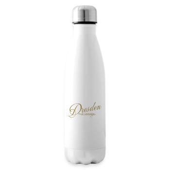 Dresden Florence on the Elbe: Calligraphic Elegance & Culture - Insulated Water Bottle - white - Right