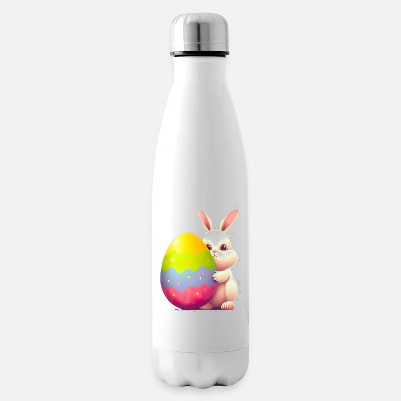 Egg Lover - Insulated Water Bottle - white