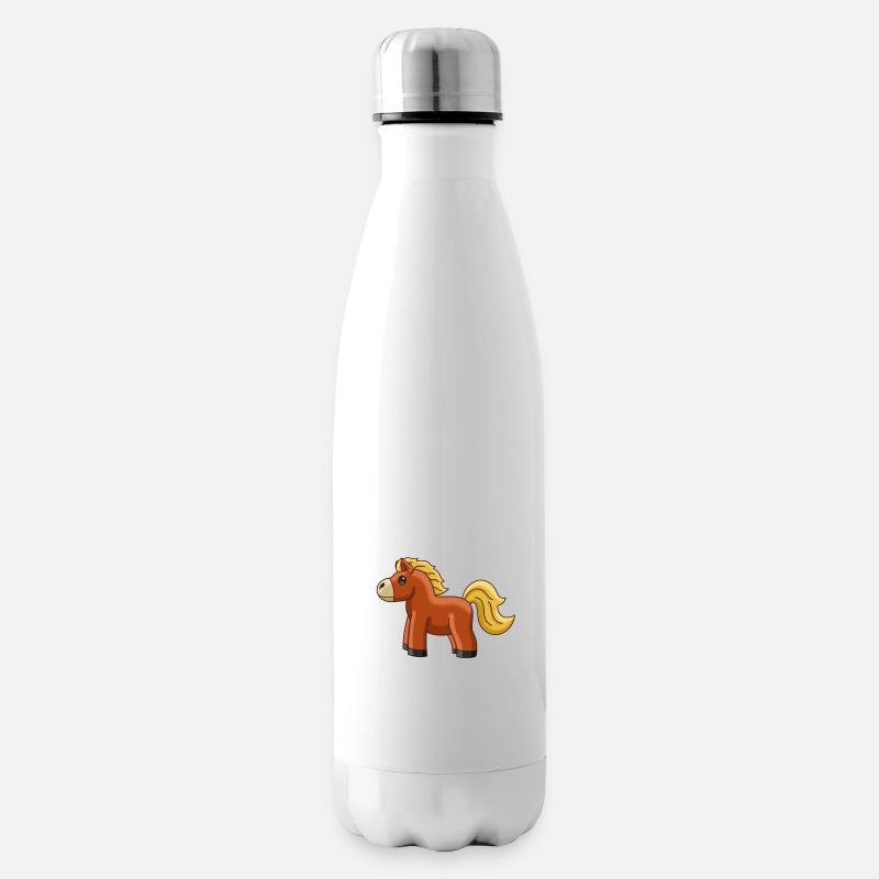 Süßes Pferdchen - Isolierflasche - Weiß