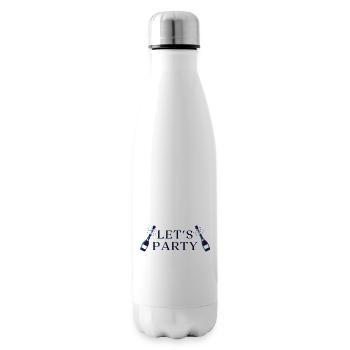Let's Party (sparkling wine) - Insulated Water Bottle - white - Right