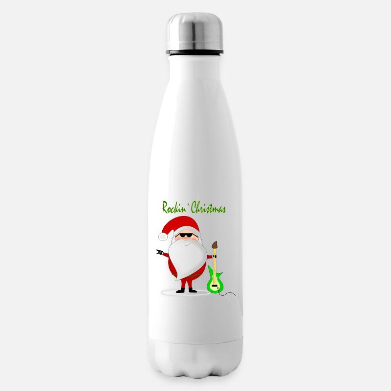Rockin Weihnachten - Isolierflasche - Weiß
