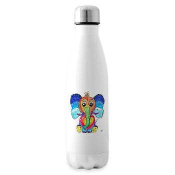 Happy Elephant - Isolierflasche - Weiß - Rechts