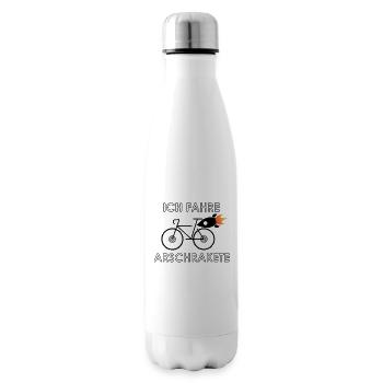 Je conduis une fusée cul - Bouteille isotherme - blanc - Droite