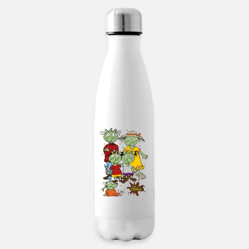 Die Olchis Classic Eine Schmuddlige Familie - Isolierflasche - Weiß