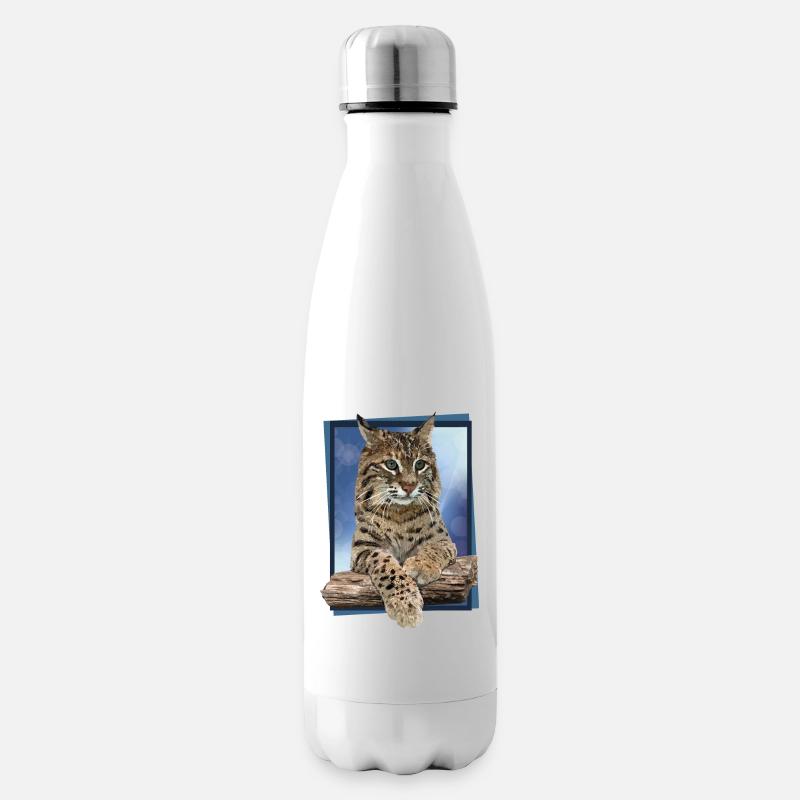 Luchs - Isolierflasche - Weiß