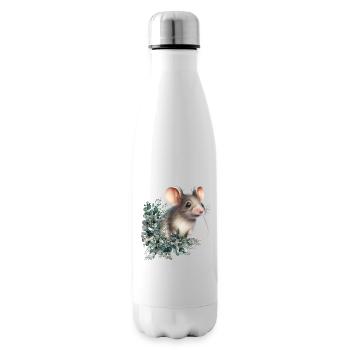 niedliche Maus - Isolierflasche - Weiß - Rechts