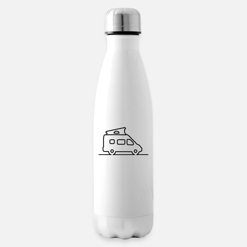 Kastenwagen / Van mit Aufstelldach - Kontur - Isolierflasche - Weiß