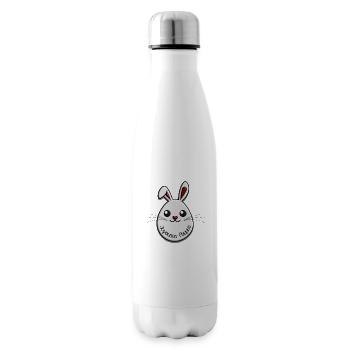 Lapin pâques mignon - Bouteille isotherme - blanc - Droite