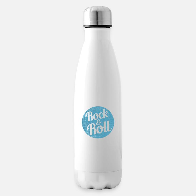 Rock and Roll - Isolierflasche - Weiß