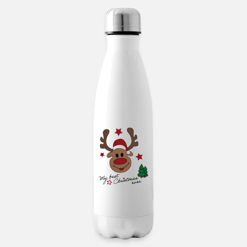 Weihnachten - Isolierflasche - Weiß