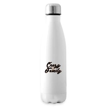 Crazy family - Insulated Water Bottle - white - Right