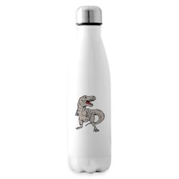 T-Rex - Insulated Water Bottle - white - Right