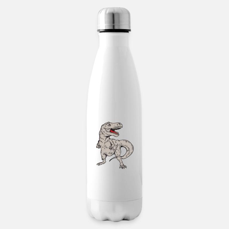 T-Rex - Isolierflasche - Weiß