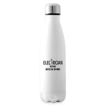 électricien - Bouteille isotherme - blanc - Droite