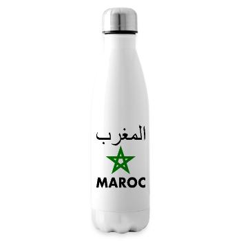 Maroc - Bouteille isotherme - blanc - Droite