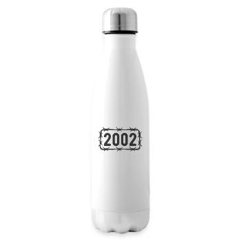 Birthday Vintage 2002 Barbed Wire - Insulated Water Bottle - white - Right