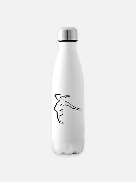 Gymnast, gymnast - Insulated Water Bottle - white