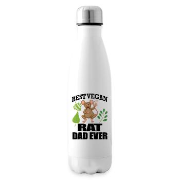 Rat Pet Vegan - Insulated Water Bottle - white - Right