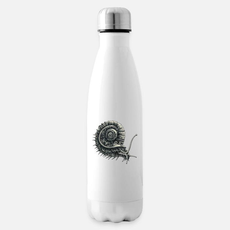 Crinchy Schnecke - Isolierflasche - Weiß