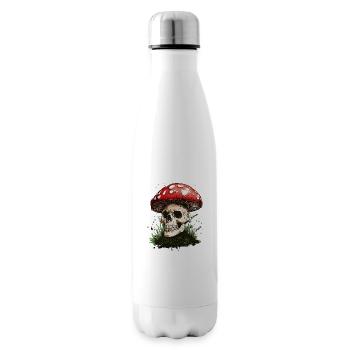 Toadstool Skull - Insulated Water Bottle - white - Right