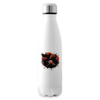 Vinyl Records Love - Insulated Water Bottle - white - Right