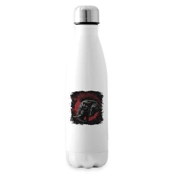 Punk Rock Éléphant - Bouteille isotherme - blanc - Droite