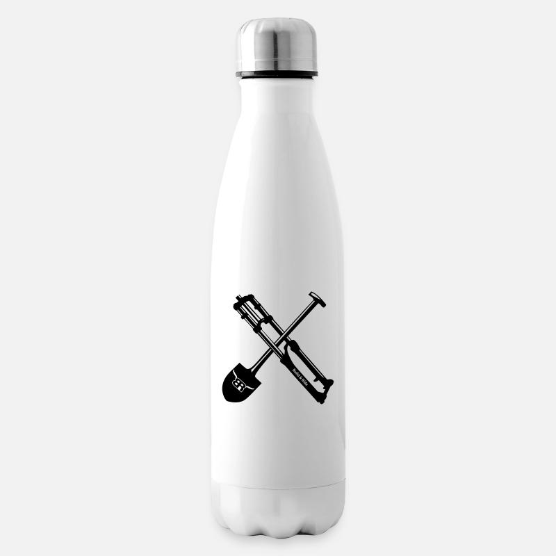 No Dig, No trajet - Bouteille isotherme - blanc
