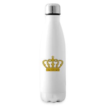 Crown Cross - Isolierflasche - Weiß - Rechts